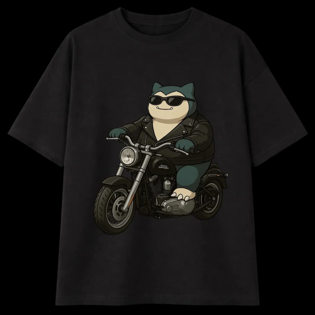 Oversize Snorlax Motoquero