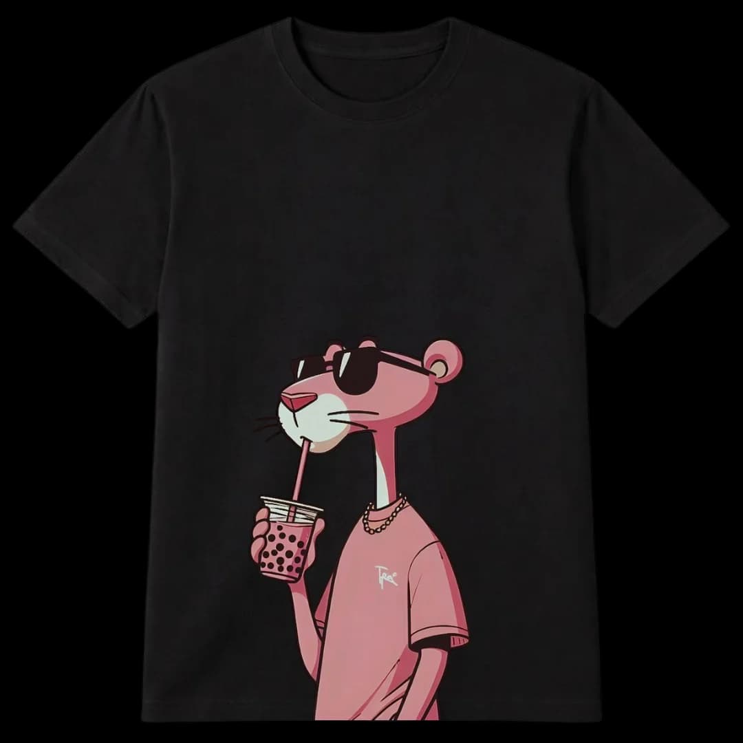 Remera Pantera Rosa Canchera